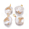 Natural Cultured Freshwater Pearl Pendants PEAR-L027-61E-1