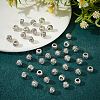 40Pcs Tibetan Silver Alloy Spacer Beads TIBEB-LP0001-02-3