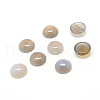 Natural Grey Agate Gemstone Cabochons G-T020-16mm-12-1