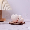 Double Heart DIY Food Grade Silicone Molds PW-WG21561-01-2
