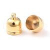 Brass Cord End Cap for Jewelry Making KK-O139-14E-G-2