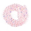 Transparent Glass Beads Strands EGLA-N016-6mm-04-2