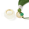 Resin Lotus Incense Balls Pendant Decorations HJEW-D300-01A-01PG-3