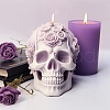 Skull Shape Candle DIY Food Grade Silicone Mold PW-WG19280-02-2