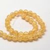 Crackle Glass Round Beads Strands CCG-E001-12mm-05-2