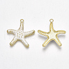 Spray Painted Alloy Pendants X-PALLOY-T065-24D-2