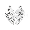 Tibetan Style Alloy Split Pendants TIBE-Q050-200AS-LF-1