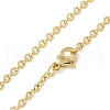 Vacuum Plating 304 Stainless Steel Cable Chains Necklace for Men Women STAS-E001-14G-3