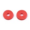 Handmade Polymer Clay Beads X-CLAY-Q251-6.0mm-40-3