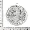 Tibetan Style Alloy Big Pendants TIBEP-F077-01B-3