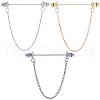 Gorgecraft Zinc Alloy Hanging Chain Brooches FIND-GF0006-87D-1