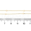 2.5MM Brass Ball Snake Chain Necklaces for Women Men KK-P302-03G-5