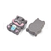 Cute Opaque Resin Cabochons CRES-C016-04-2