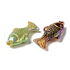 Plating Opaque Acrylic Beads MACR-D025-12-2
