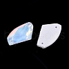 Mocha Effect Axe Shape Sew on Rhinestone RGLA-C001-01B-AM-3
