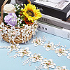 Gorgecraft 1 Yard Embroidery Flower Polyester Lace Trim OCOR-GF0002-55-5
