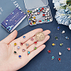 SUNNYCLUE 72Pcs 12 Colors Platinum Alloy Charms RGLA-SC0001-05-3