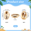 Electroplated Shell Beads BSHE-PH0003-22A-2