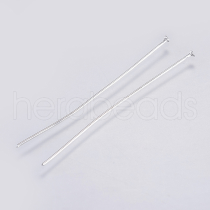 Tarnish Resistant 304 Stainless Steel Flat Head Pins STAS-F146-01P-50mm-1