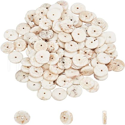 Natural Magnesite Beads Strands G-GA0001-15-1