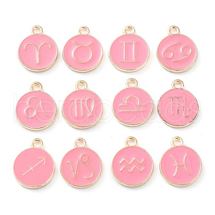 Alloy Enamel Pendants ENAM-S124-01B-03-1