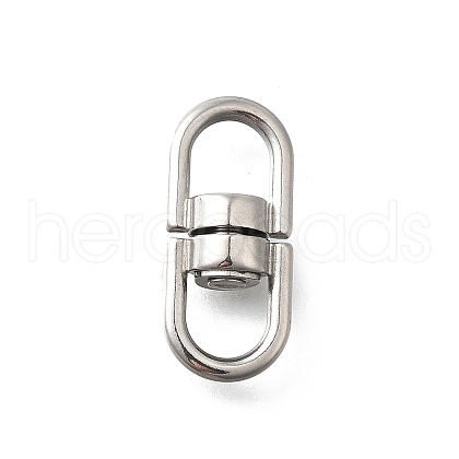 304 Stainless Steel Swivel Clasps STAS-U051-03E-P-1