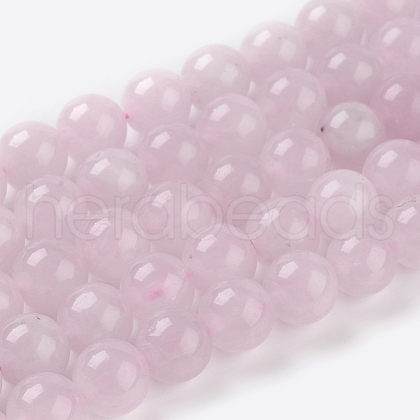 Natural Rose Quartz Beads Strands G-C076-10mm-3-1