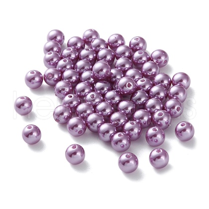 Plastic Imitation Pearl Beads FIND-M059-01B-06-1