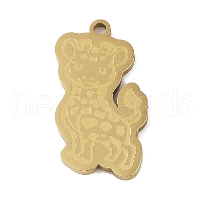 304 Stainless Steel Pendants STAS-C095-18G-1
