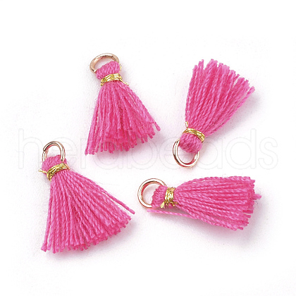 Polycotton(Polyester Cotton) Tassel Pendant Decorations FIND-S281-19-1