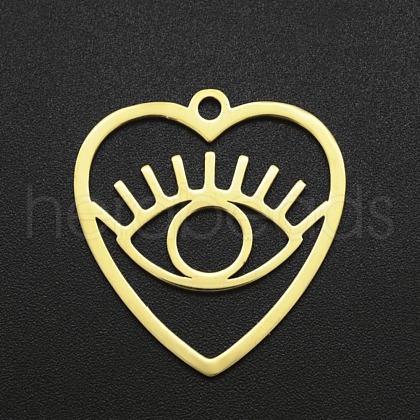 201 Stainless Steel Pendants STAS-N090-LA007-2-1