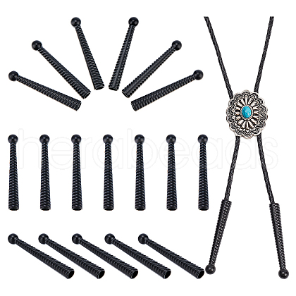  20Pcs Alloy Cord Ends FIND-NB0005-35EB-1