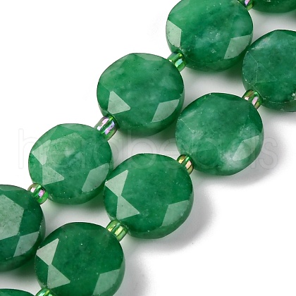 Dyed Natural White Jade Beads Strands G-NH0004-047-1