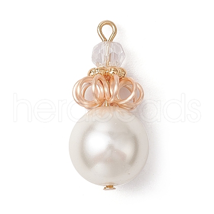 Shell Pearl Pendants PALLOY-TA00214-1