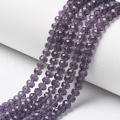 Glass Beads Strands X-EGLA-A034-T4mm-D15-1