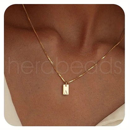 304 Stainless Steel Box Chain Necklaces FS-WG1FEB4-10-1