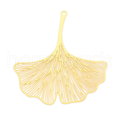 Brass Filigree Big Pendants KKC-T003-17G-1