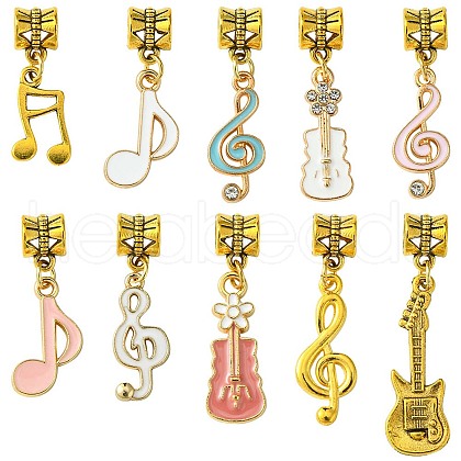 20Pcs Tibetan Style Alloy Enamel Pendant PALLOY-FS00007-1