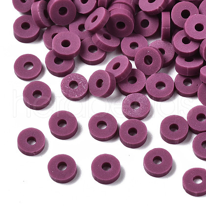 Handmade Polymer Clay Beads CLAY-R067-4.0mm-B05-1