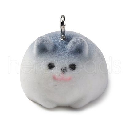 Flocky Animal Resin Pendants FIND-S001-05J-1