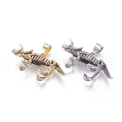 304 Stainless Steel Big Pendants STAS-G207-03-1