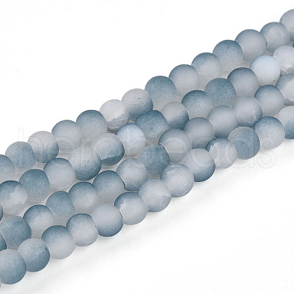 Crackle Glass Beads Strands GLAA-N009-4mm-06-1