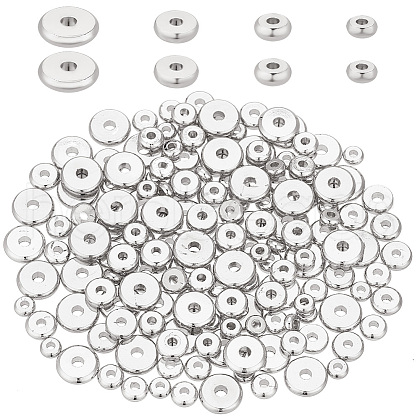  160Pcs 4 Styles Brass Spacer Beads KK-PH0005-95S-1