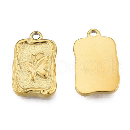 Ion Plating(IP) 304 Stainless Steel Pendants STAS-N098-204LG-1