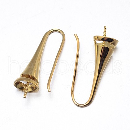 925 Sterling Silver Earring Hook Findings STER-M102-01G-1