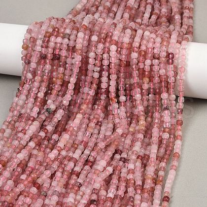 Natural Strawberry Quartz Beads Strands G-RM2025-C32-C-1