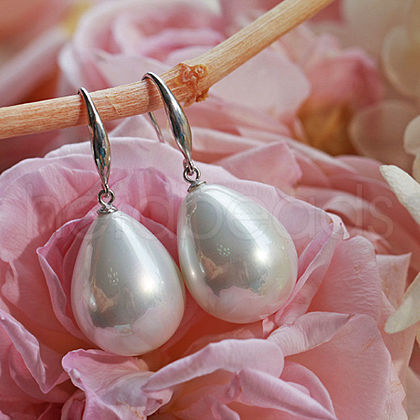 Mother's Day Jewellery Vintage Teardrop Stainless Steel Dangle Earrings SC6783-1-1