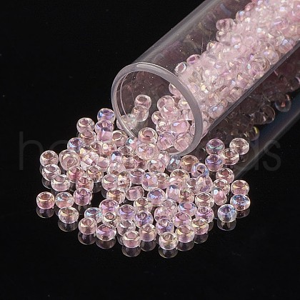 8/0 Grade A Round Glass Seed Beads SEED-N002-E-307-1