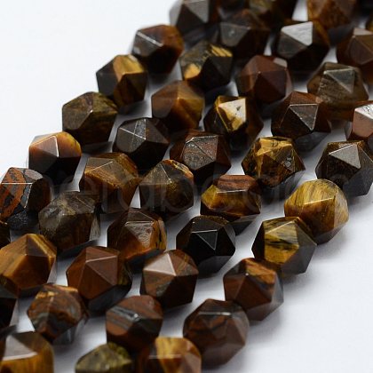 Natural Tiger Eye Beads Strands G-K184-03-1