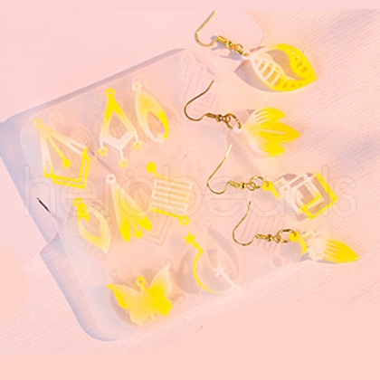 Pendant Silicone Molds AJEW-S041-03C-1